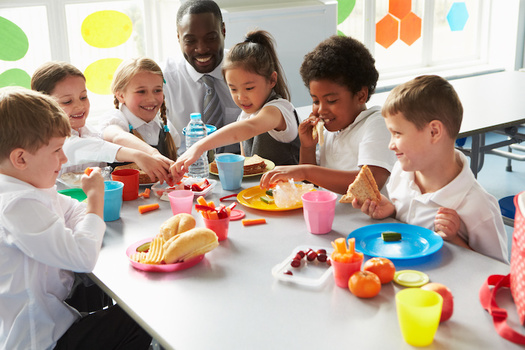 A new report from Food Research & Action Center reveals nearly 1.6 million more children received school breakfast and 10.1 million more children received school lunch during the 2021-2022 school year compared with the previous school year. (Adobe Stock)
