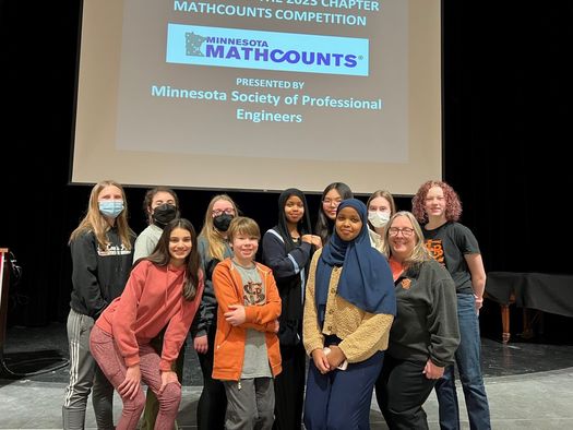 Pictured are several of Minnesota's MATCHCOUNTS competitors for the current season. (Photo courtesy of program officials)