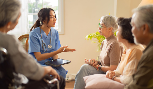 According to the Bureau of Labor Statistics, the sector has lost nearly 229,000 caregivers, or more than 14% of its workforce, since February 2020, the worst job loss among all health-care sectors. (Adobe Stock) 