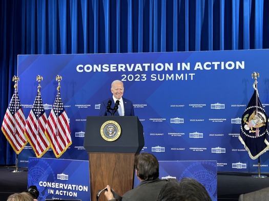 During the White House Conservation Summit, President Joe Biden designated Avi Kwa Ame a national monument. (photo courtesy of Will Pregman)