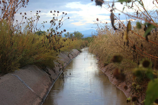 Despite climate change, water-rights transfers and development, approximately 750 centuries-old acequias still operate in New Mexico. (MayaPena/lasacequias.org)