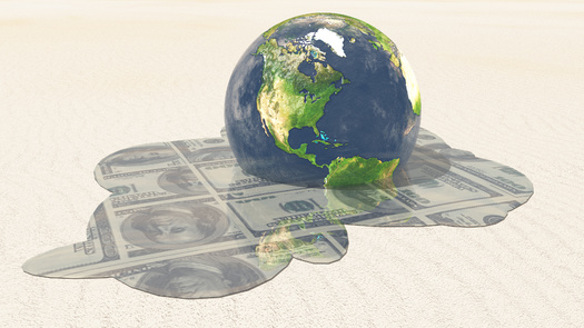 According to a report from the Rainforest Action Network, 60 of the largest banks funneled a little over $185 Billion into 100 companies doing the most to expand fossil fuels like ExxonMobil and Saudi Aramco. (Adobe Stock)