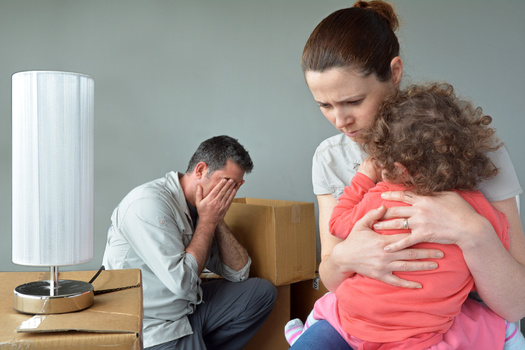 According to a report from Connecticut Voices for Children, Connecticut households are more likely to face housing-cost burdens than households across the United States as a whole. Data on evictions shows the high cost of rent relative to income is directly linked to the eviction filing rate in Connecticut towns. (Adobe Stock)