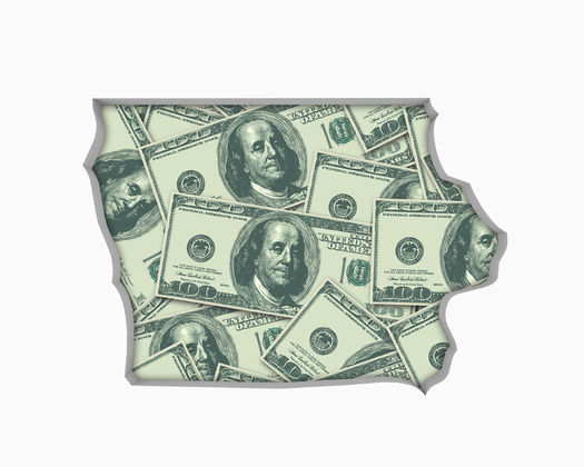Iowa currently has a graduated individual income tax, with rates ranging from 4.40% to 6.00%, according to the Tax Foundation. But that will change under recently passed laws. (Adobe Stock) 