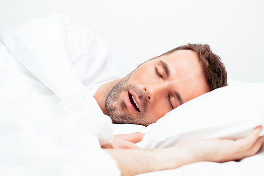 Males and overweight people are more likely to have snoring problems, which usually worsen with age, according to the Central Arkansas ENT Clinic. (Baranq/AdobeStock)