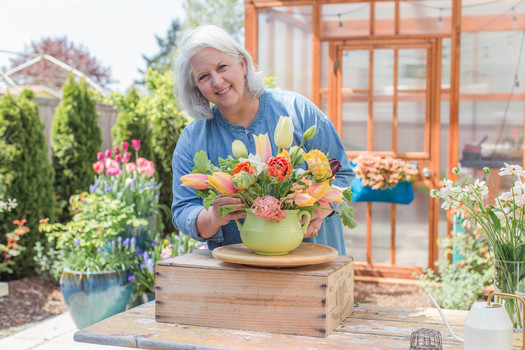 Debra Prinzing wrote two books about the benefits of finding locally grown flower bouquets. (Missy Palacol Photography)