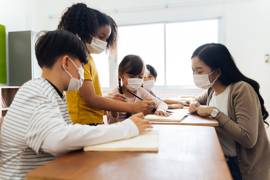A recent survey found that 65% of parents think their school has done an 