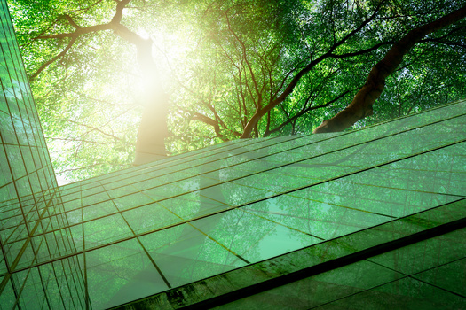 Former Massachusetts Gov. Charlie Baker signed a landmark climate law in 2021 which requires utilities like Eversource and National Grid to increase their renewable-energy portfolio by at least 3% every year. (Adobe Stock)