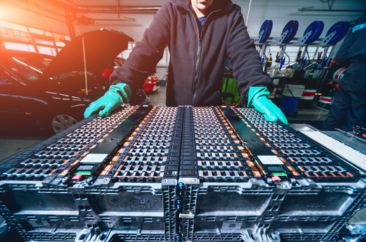 Electric vehicles, which can carry a battery pack with up to 50,000 volts of electricity, can be a danger, both to passengers and first responders, in accidents. (Adobe Stock)