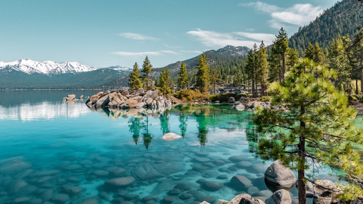During the webinar, Regional Climatologist with Desert Research Dan McEvoy predicted that after this summer, Lake Tahoe could be close to being full. (Adobe Stock)