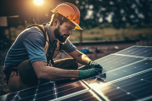 According to a 2022 report from NYSERDA, job increases in the clean energy sector made up 2% of total economy wide employment increases in New York. (Adobe Stock)