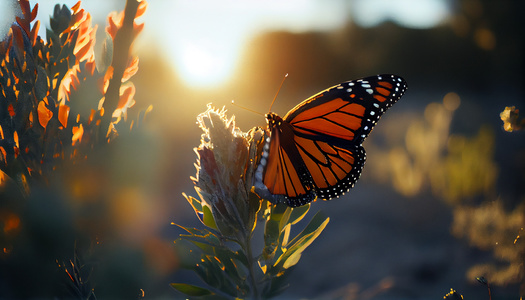 One method of tracking migrating monarch population size is measuring the amount of acreage on which they overwinter in Mexico. (Adobe Stock)