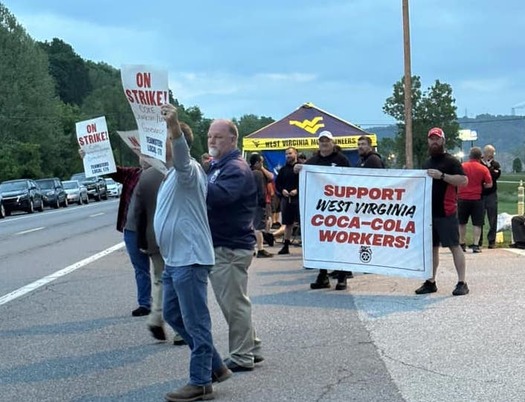 Coca-Cola workers in West Virginia recently went on strike. (Teamsters Local 175)