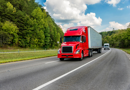 The global trucking industry is estimated to reach $1 trillion by 2025. (Carolyn Franks/Adobe Stock) 