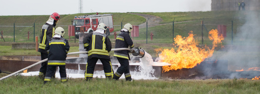 The Pentagon is currently considering alternatives to firefighting foam containing PFAS. (Adobe Stock)
