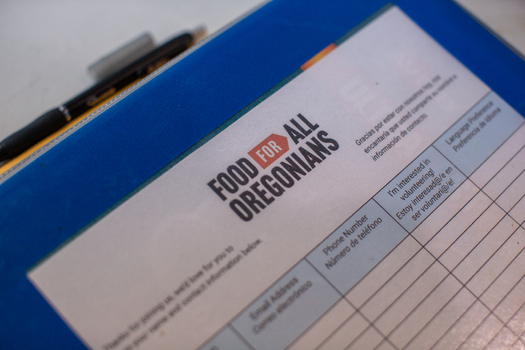 If passed, the Food for All Oregonians legislation would go into effect by 2025. (Oregon Food Bank)