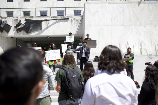 Oregonians gathered to support a food assistance bill in the Senate Ways and Means Committee. (jpldesigns/Adobe Stock)