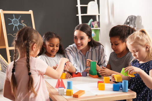 The new Kids Count Data Book says 54% of 3- and 4-year-olds in the U.S. are not enrolled in preschool, which prepares young learners for elementary school. (New Africa/Adobe Stock)