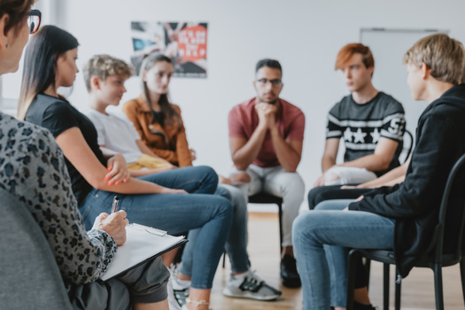 Young people are learning how to get their peers to open up about mental health and substance use challenges, and how to connect them with trusted adults and mental health professionals. (Adobe Stock)