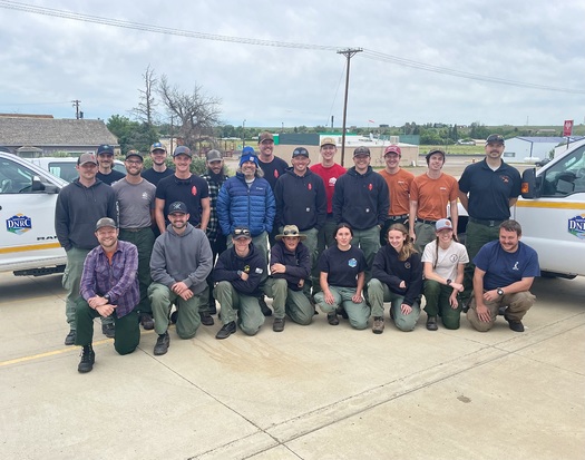 As part of the Northwest Compact, 22 Montana firefighters have been dispatched to the Canadian province of Alberta to assist fire crews battling flames in a record wildfire season there. (Montana Dept. of Natural Resources and Conservation)