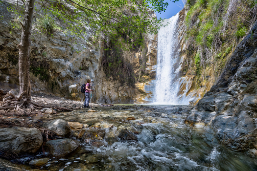 Local groups want to add a section of the Angeles National Forest that includes Trail Canyon Falls to the San Gabriel Mountains National Monument. (Bob Wick)