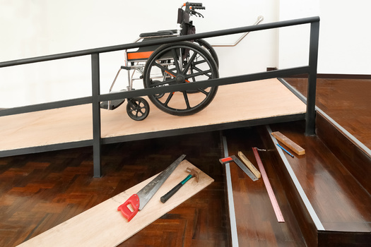 Los beneficios de WA Cares Fund se pueden usar para pagar rampas para sillas de ruedas en el hogar. (toa555/Adobe Stock)