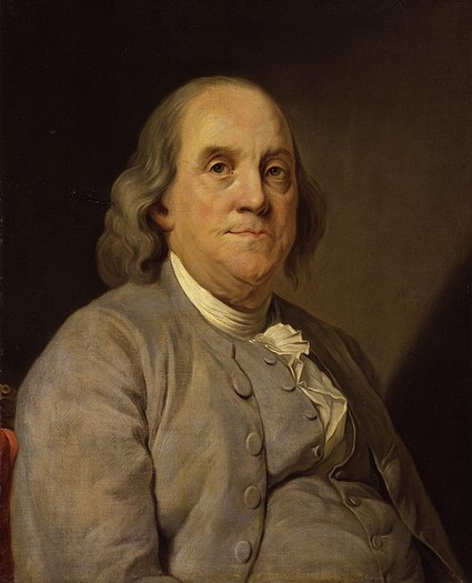 Benjamin Franklin was the first Postmaster General of the United States. (Duplessis/Wikimedia Commons)