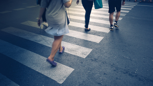 The number of pedestrian deaths in Montana fell from 24 to 22 between 2021 and 2022, according to the Governor's Highway Safety Association. (Adobe Stock)