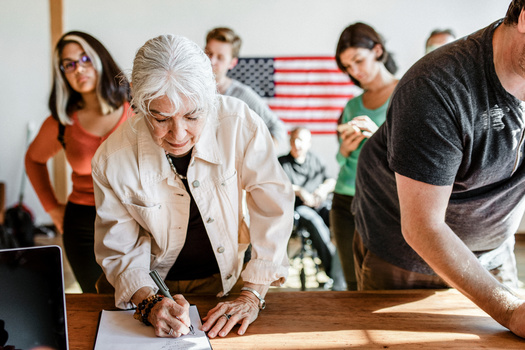 Nebraska's Dakota County, which had 10,855 registered voters in the 2022 election, had the lowest voter turnout, at 34.04%. Arthur County, with 337 registered voters, had the highest, at 76.26%. (Adobe Stock)