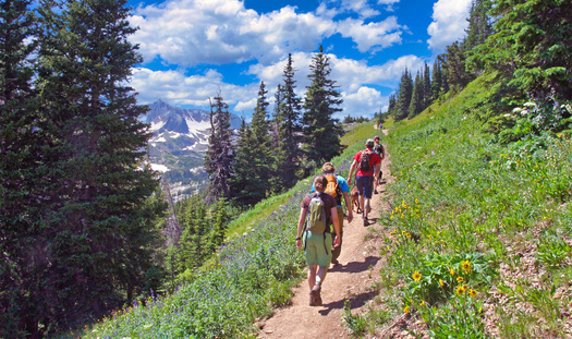 Studies show people experiencing outdoor activities reported higher well-being scores and improved mental health during the COVID-19 pandemic. (Adobe Stock)