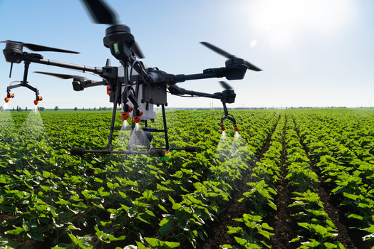 In addition to their use in crop spraying, drones can help farmers and researchers assess how their plants, animals and property are being affected by 