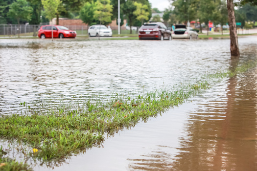Impervious surfaces in urban areas are a major hydrologic alteration contributing to increased stormwater runoff and pollutant loading during rainfall and snowmelt events. (Soupstock/AdobeStock)