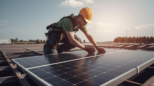 The solar power sector added more than 12,000 workers in 2022. (Adobe Stock)