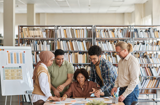 The Transactional Records Access Clearinghouse finds there are more than 10,000 immigrants in ICE detention as of July 2023, down from a high of 20,000 in May 2019. (Adobe Stock)