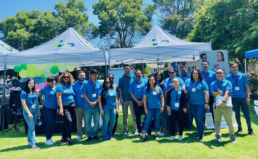 Health centers put on 800 community events across the nation this week, including this one at the Patterson Migrant camp in rural Stanislaus County. (Yamilet Valladolid/Golden Valley Health Centers)