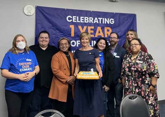 Nevada leaders and organizations gathered Wednesday to discuss the Inflation Reduction Act's impact on local business and communities in Las Vegas. (Courtesy Battle Born Progress)