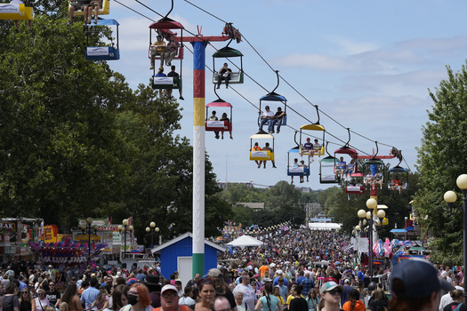 Roughly a million visitors are expected to attend the 2023 Iowa State Fair. Around 1.17 million people set the attendance record in 2019. (Iowa State Fair)