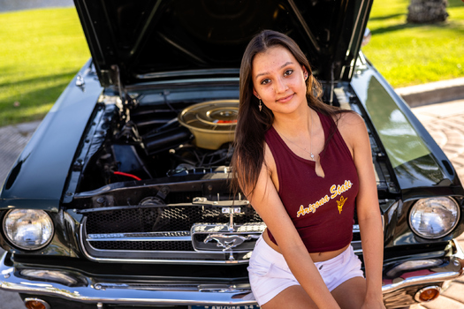 Claire Gunderson is an enrolled member of the Chickasaw Nation of Oklahoma, and the Jemez and Laguna Pueblo of New Mexico. (Charlie Leight/ASU News)