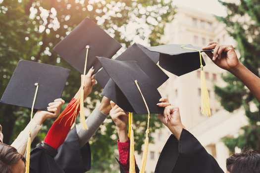 Education watchdog Chalkbeat Indiana says members of the Class of 2021 went to college at a rate of 52.9%, down from  53.4% for the Class of 2020. (Adobe Stock)