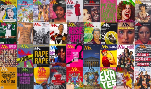 Hot-button issues like gender roles, domestic violence, and equal pay have often graced the cover of Ms. Magazine. (Ms. Magazine)
