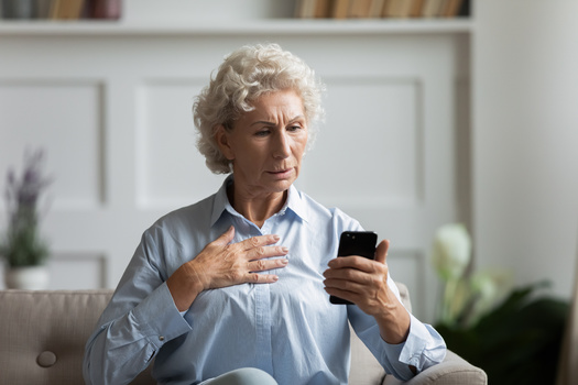 Around 74% of adults age 55 and older are susceptible to scams, losing an average of $350 per scam in 2022. (Adobe Stock)