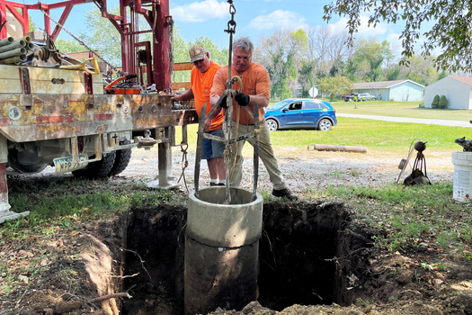 Rural Webster County, Iowa, uses money offered by the state to test water wells. Some 43 million Americans rely on private wells for their water, but many don't have those wells tested for water quality. (Tony Leys/KFF Health News)