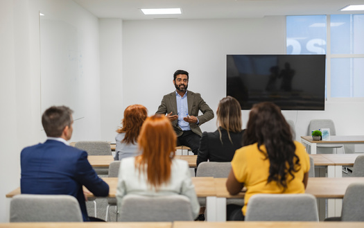 At U.S. colleges and universities, 44% of faculty are part-time. (PintoArt/Adobe Stock)