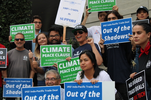 Activists are calling for climate action ahead of the Asia Pacific Economic Cooperation Forum in San Francisco. (Bay Climate Action)
