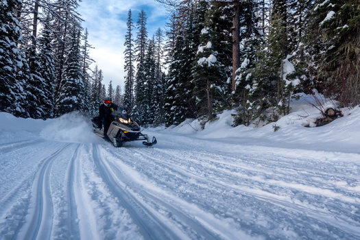 The State of Montana works to reduce the threat of climate-induced avalanches on over 4,000 miles of trail across the state. (Adobe Stock) 