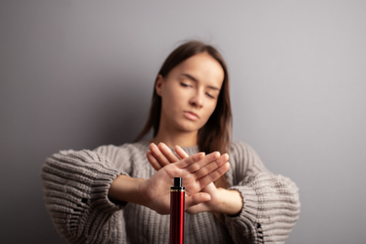 Among all tobacco products, youths perceived e-cigarettes to be the least harmful, according to the Texas Youth Tobacco Survey.  yta/AdobeStock)