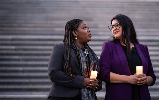 Rashida Tlaib is the only Palestinian American and just one of two Muslim Women in Congress. (Drew Angerer/Getty)