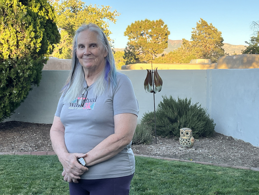 After her doctor retired in 2020, Albuquerque's Anne Withrow faced a long waiting list for transgender health care. (photo courtesy of Cecilia Nowell)