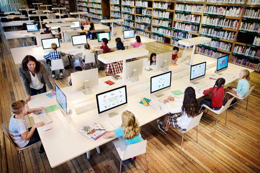 Nebraska's school librarians serve an average of 600 students, compared with nearly a third of states where they serve 1,500 or more. (Adobe Stock)