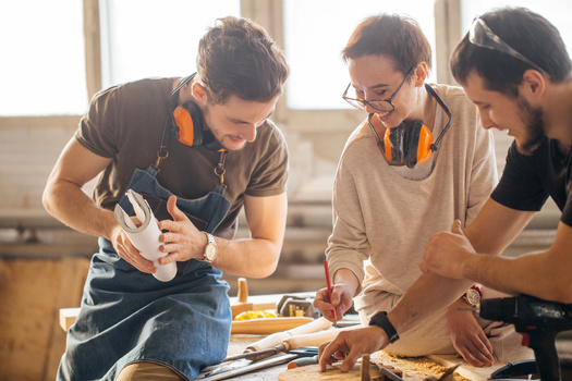 A survey by Jobs for the Future found most high school graduates not attending college said they would have considered programs such as apprenticeships if they had more information. (Adobe Stock)